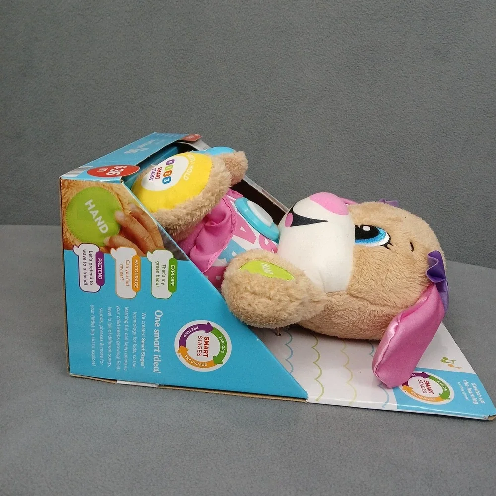 Fisher-Price FDF22 Laugh & Learn Smart Stages Sis Plush Toy 75+ Sound & Phrases